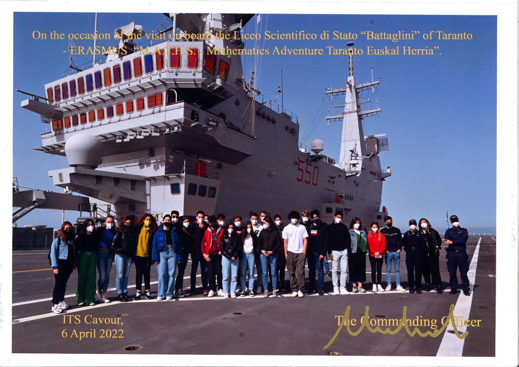 visite du porte-avions Cavour à Taranto — une expérience exceptionnelle